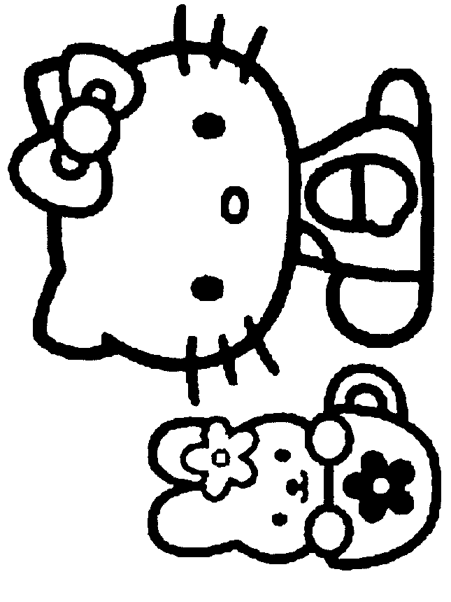 Hello Kitty kolorowanki